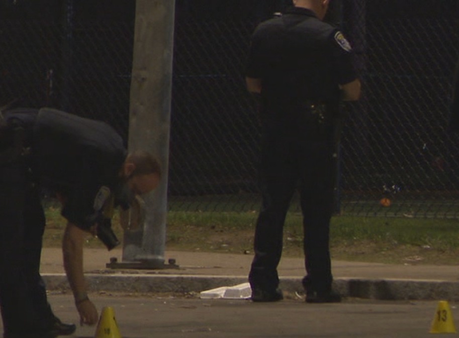 Man shot; car with kids inside hit by gunfire Man shot; car with kids inside hit by gunfire