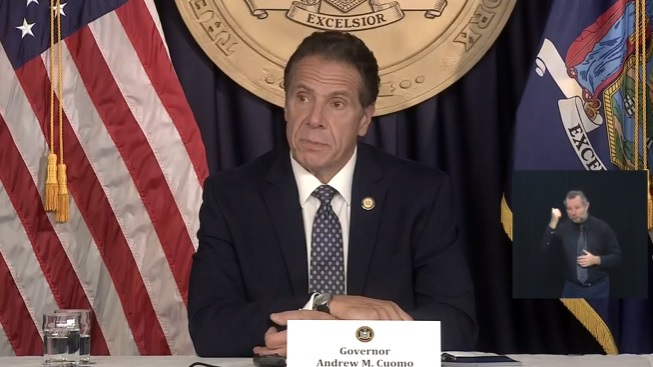 Gov. Cuomo says state virus positivity rate is 1.29% Gov. Cuomo says state virus positivity rate is 1.29%