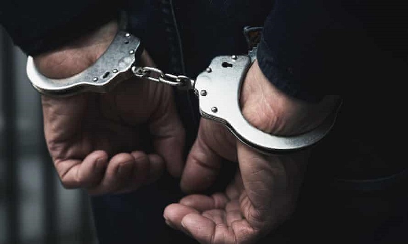 A man taken into custody after trying to stab an officer with a knife A man taken into custody after trying to stab an officer with a knife