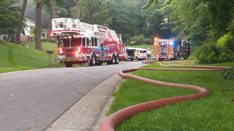 Fire at home on Little Spring Run in Perinton Fire at home on Little Spring Run in Perinton