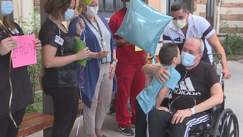 A Rochester man is finally home after a nearly eight-month COVID-19 battle in hospital A Rochester man is finally home after a nearly eight-month COVID-19 battle in hospital