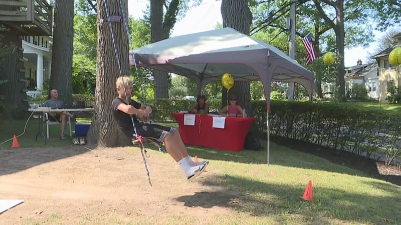 East Rochester 12-year-old broke the Guinness world record for longest swing