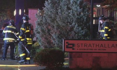Fire at The Strathallan Rochester Hotel & Spa on East Avenue