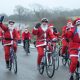 Dozens of Santas cycling to benefit The Center for Youth