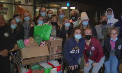 Local high school athletes donated gifts to Golisano Children’s Hospital patients