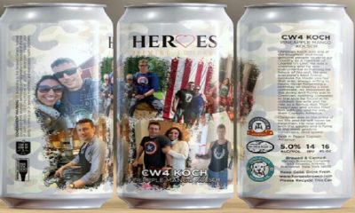 Beer in honor of Christian Koch, fallen National Guard airman