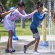 A rise in visitors to Rochester’s spray parks coincides with a heat advisory